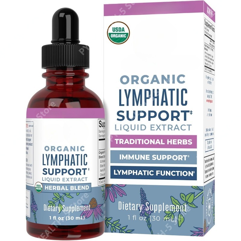 Echinacea - Lymphatic Support Drops Organic Lymphatic Cleanse