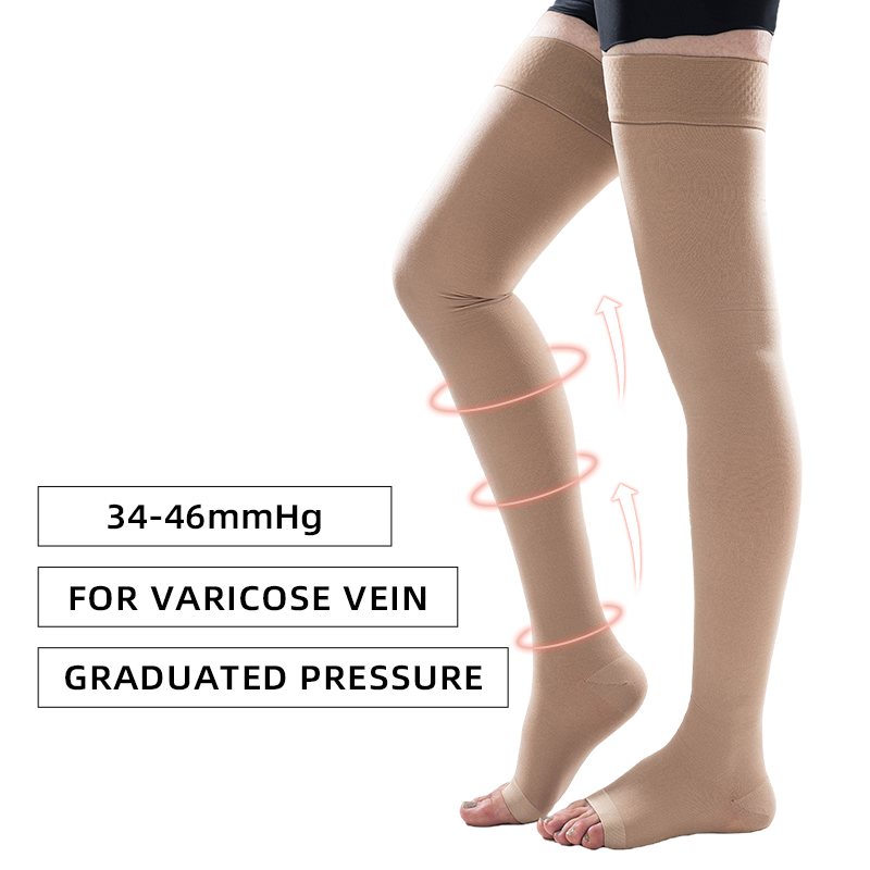 Echinacea - 1Pair Thigh High Open Toe Medical