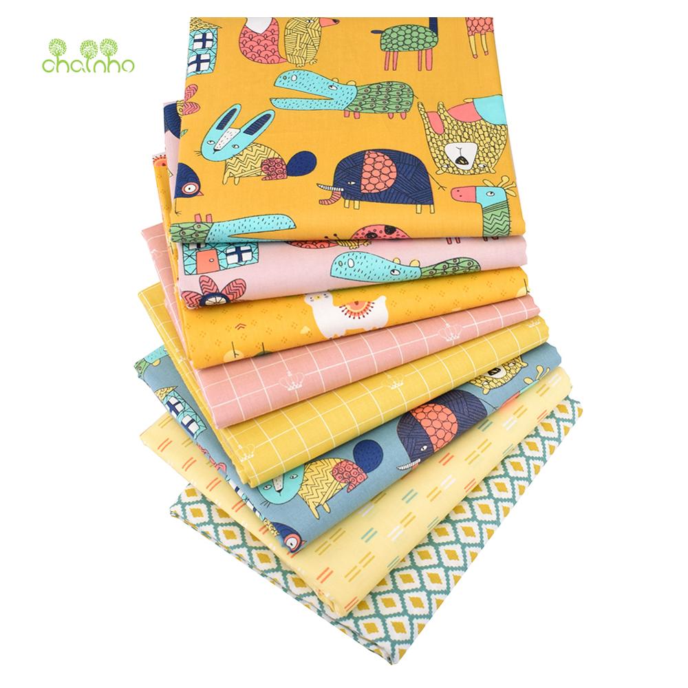 Turmeric - Cartoon Turmeric,Printed Twill Cotton Fabric,Patchwork Cloth