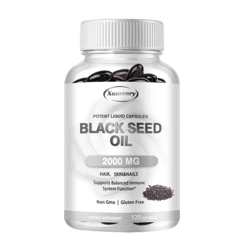 Herbal Supplement - Vegan Black Seed Oil Capsules -