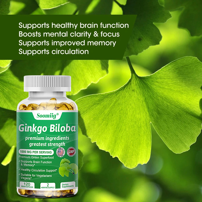 Ginger Tea - Ginko Biloba Capsules - Brain Supplement