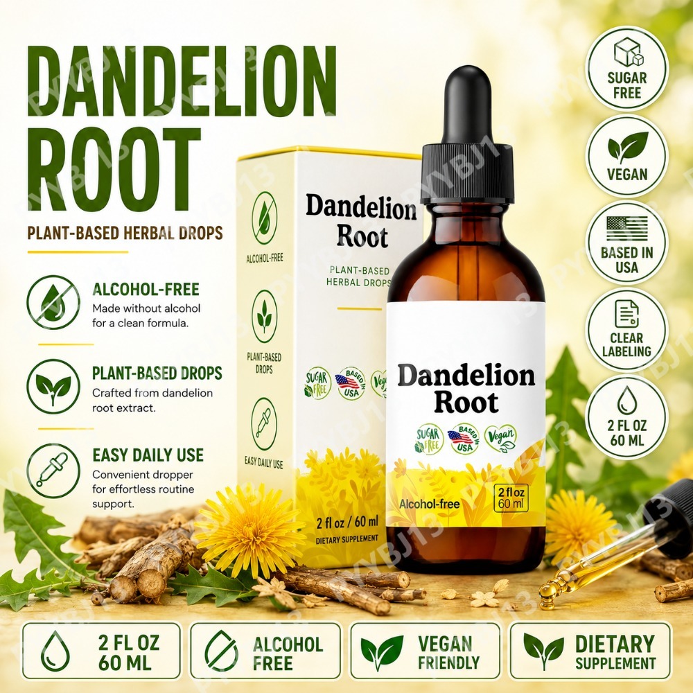 Herbal Tincture - Dandelion Root Supplement Liver Detox Cleanse