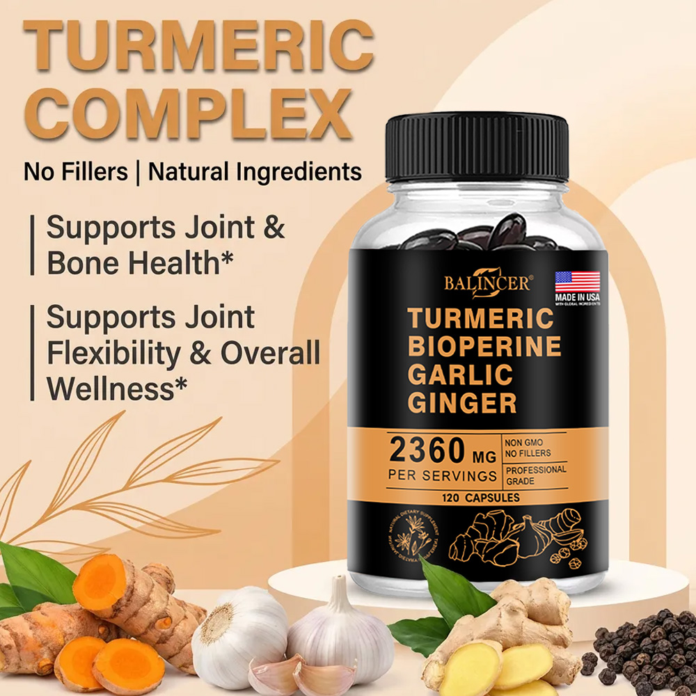 Turmeric Ginger Capsules 2360m - Ginger Tea 评论和价格