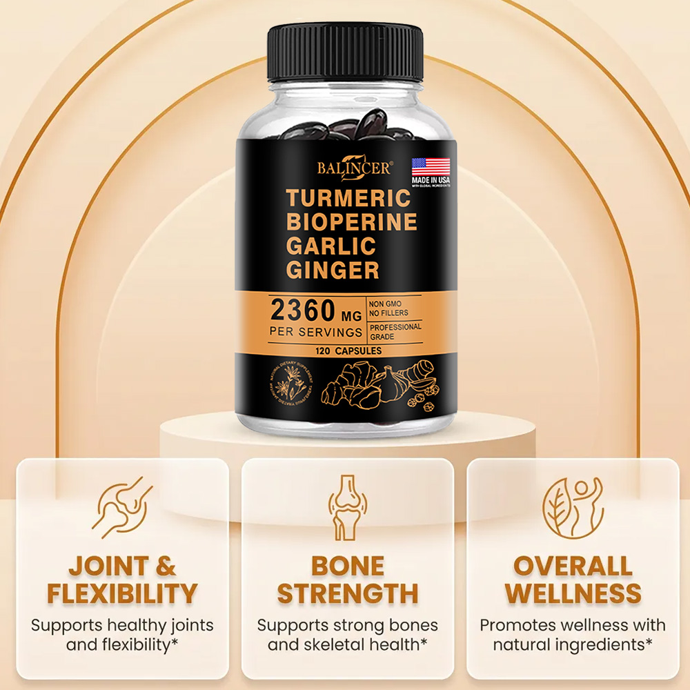Turmeric Ginger Capsules 2360m - Ginger Tea 评论和价格