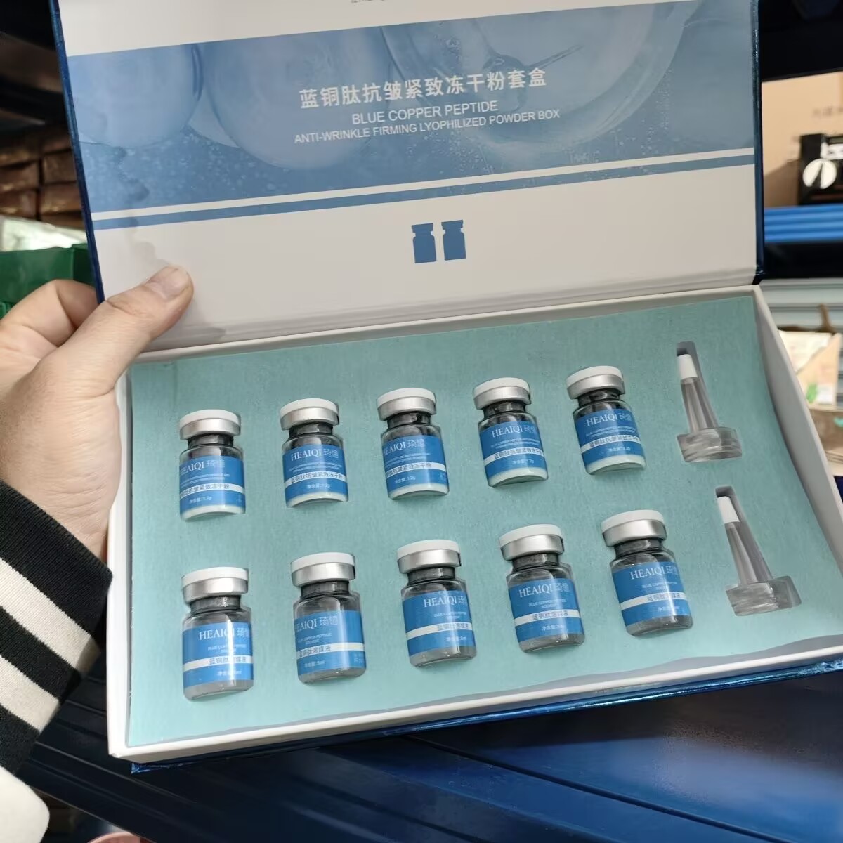 GHK-CU Blue Copper Peptide Lyo - Licorice Root Sticks 评论和价格