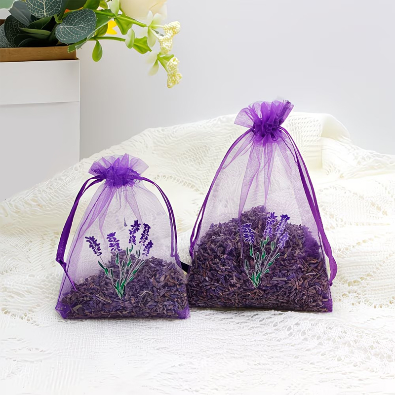 20Pcs Lavender Pattern Drawstr - Dried Herbs 评论和价格