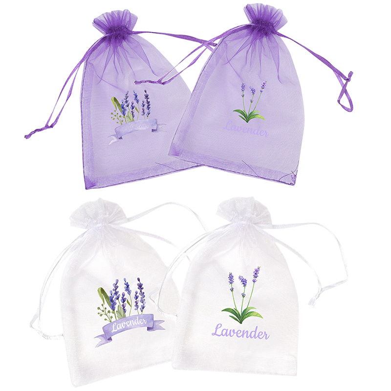 20Pcs Lavender Pattern Drawstr - Dried Herbs 评论和价格