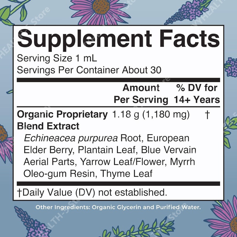 Lymphatic Support Drops Organi - Echinacea 评论和价格