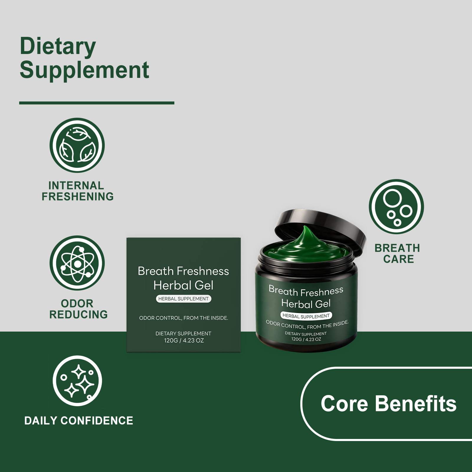 Breath Freshness Herbal Gel Su - Herbal Supplement 评论和价格