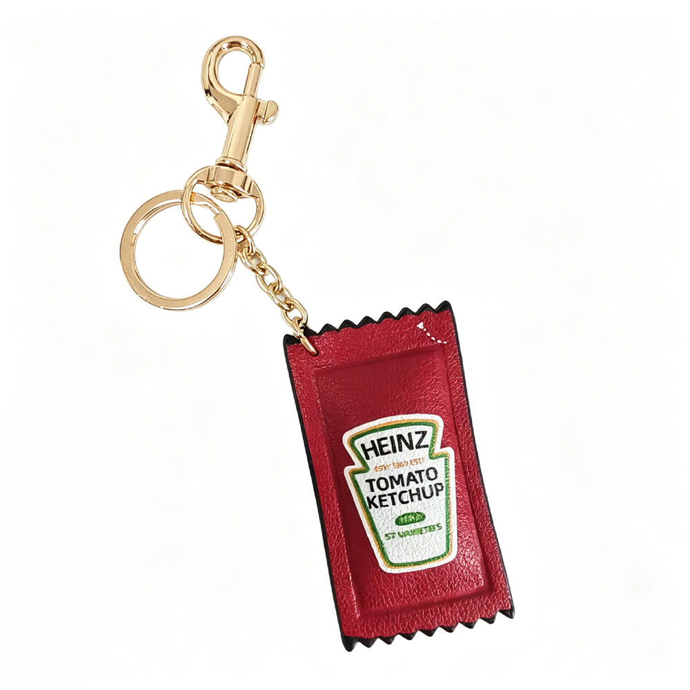 Cute Ketchup Bottle Keychain C - Turmeric 评论和价格