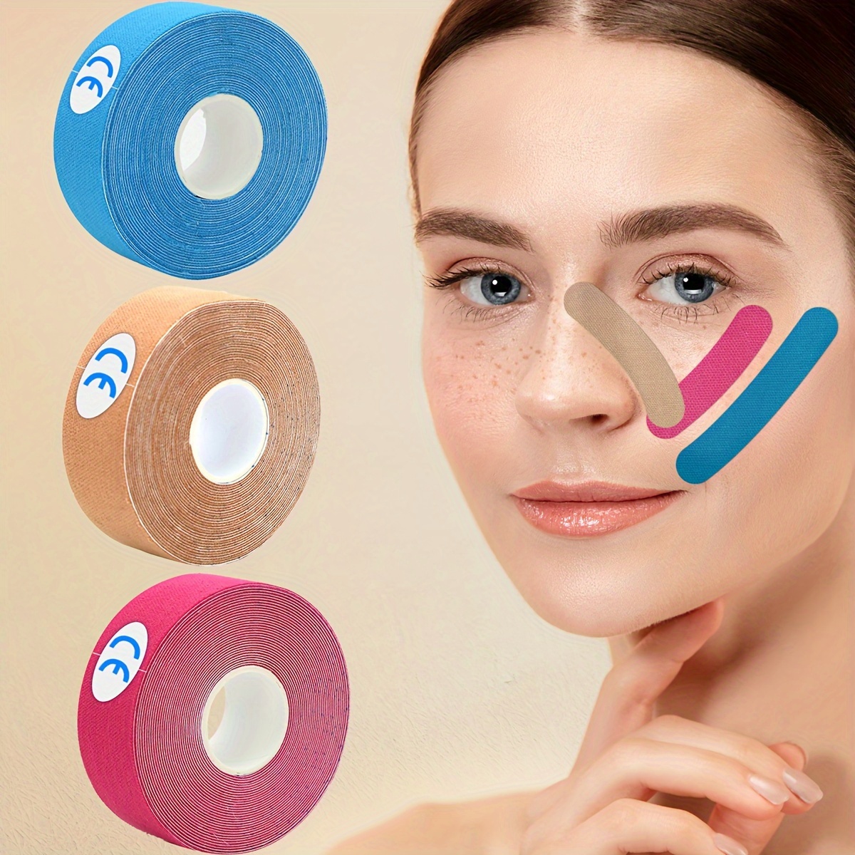 Elastic Face Lift Tape-Instant - Health Wellness 评论和价格