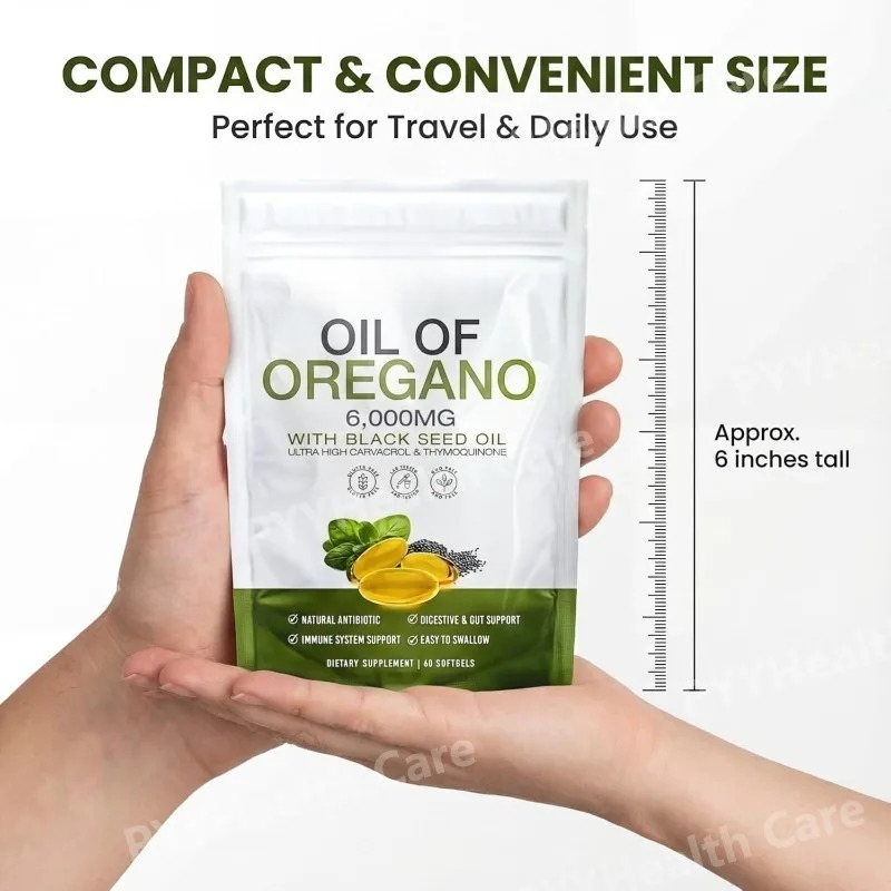Oregano Oil with Black Seed Oi - Herbal Supplement 评论和价格