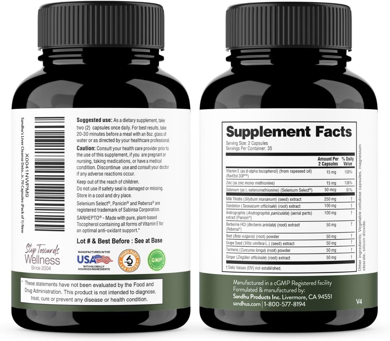 Liver Cleanse Detox & Repair S - Herbal Supplement 评论和价格