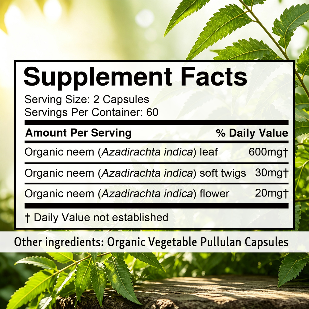Neem Leaf Capsules - Herbal Su - Herbal Supplement 评论和价格