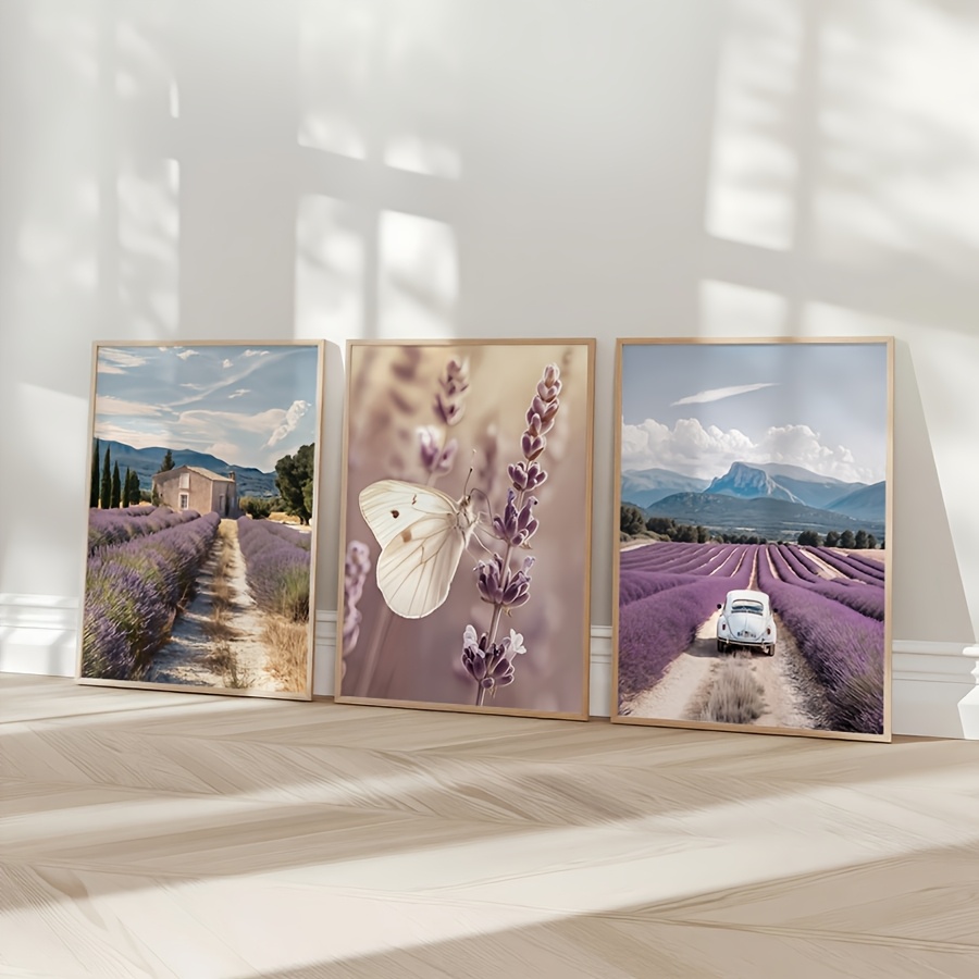 Lavender Provence 3pcs Canvas  - Lavender Oil 评论和价格