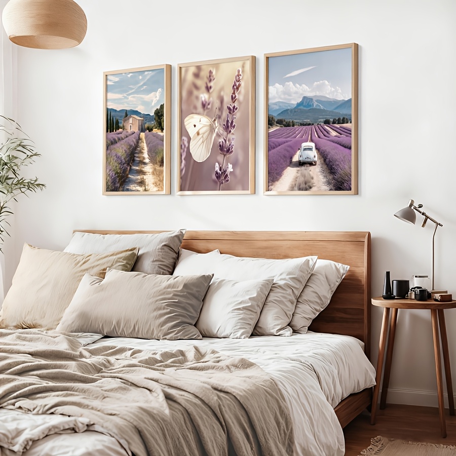 Lavender Provence 3pcs Canvas  - Lavender Oil 评论和价格
