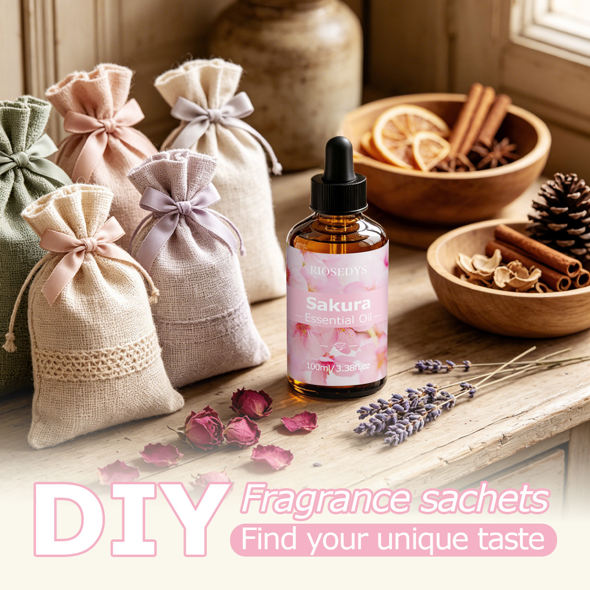 SAKURA Essential Oil, Fresh Fl - Lavender Oil 评论和价格