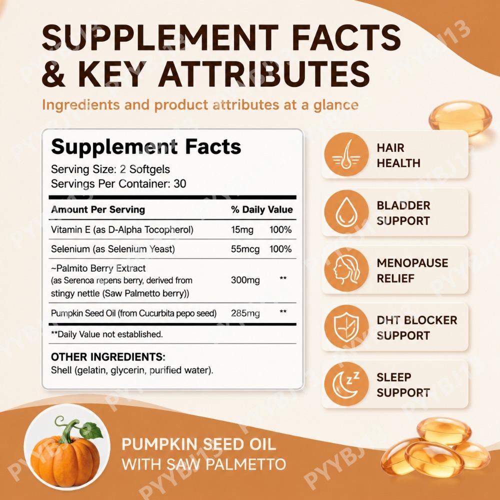 Googeer Pumpkin Seed Oil Softg - Herbal Supplement 评论和价格