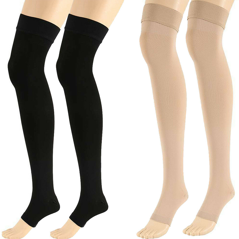 1 Pair Open Toe Knee-High Medi - Echinacea 评论和价格