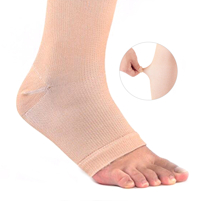 1 Pair Open Toe Knee-High Medi - Echinacea 评论和价格