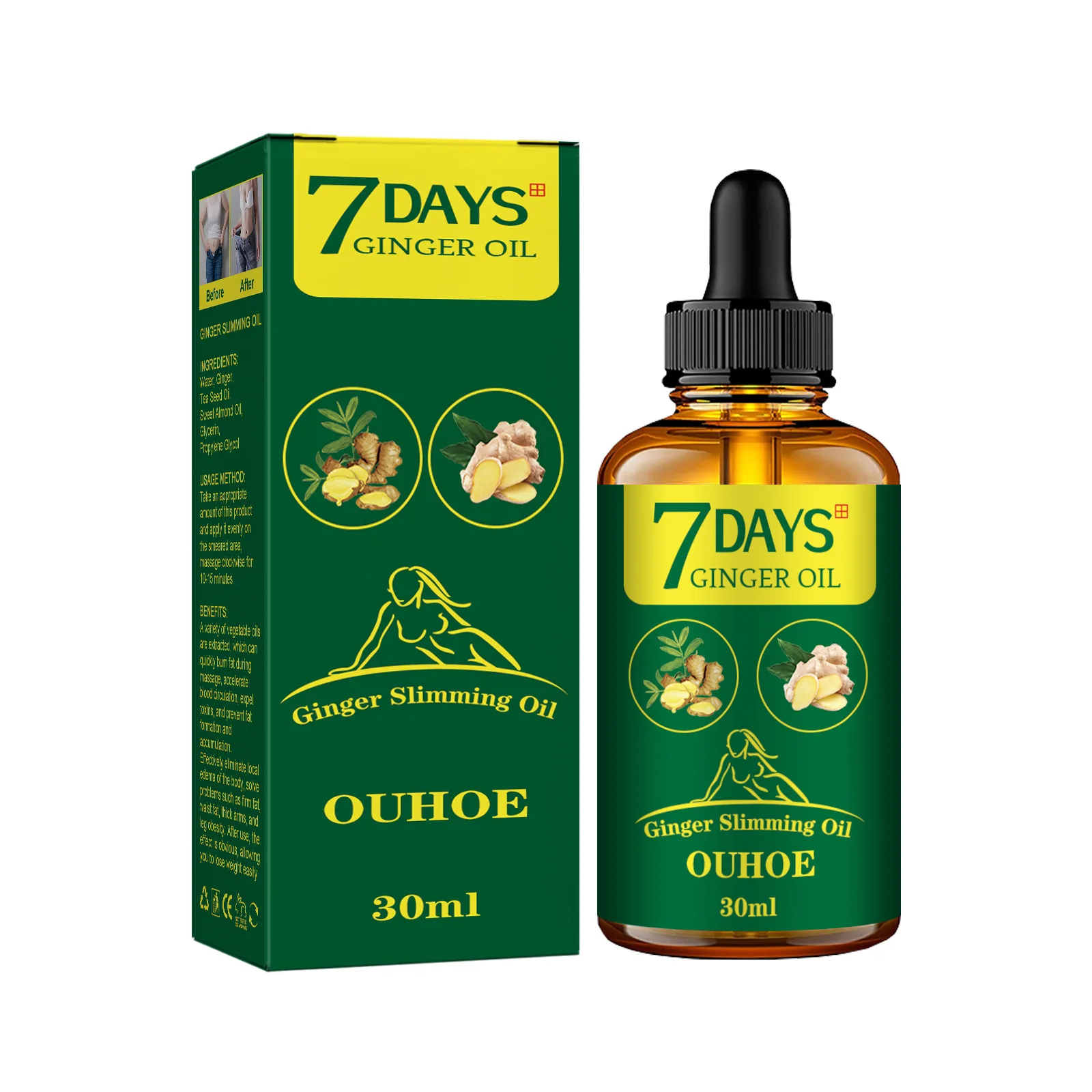 Ginger Slimming Oil Fast Burni - Ginger Tea 评论和价格