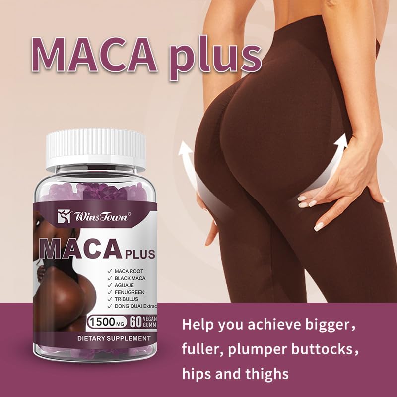 Maca Plus Gummies, Hip Butt Gu - Herbal Supplement 评论和价格