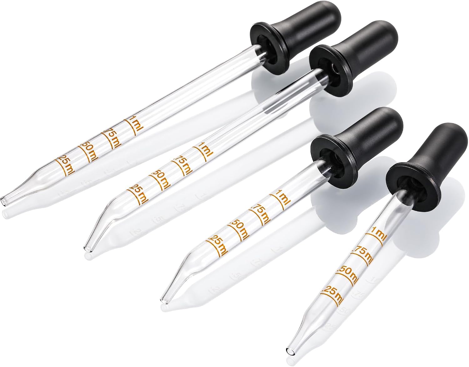 4pcs1 ml glass dropper, with s - Essential Oils 评论和价格