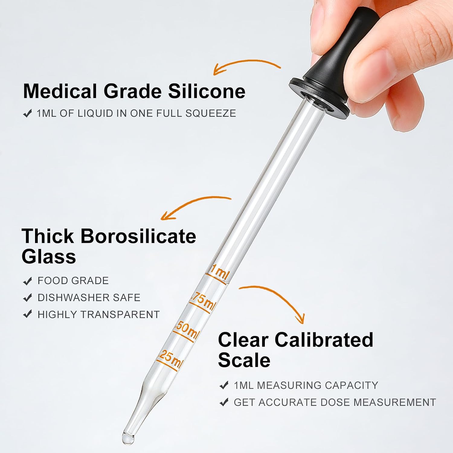 4pcs1 ml glass dropper, with s - Essential Oils 评论和价格