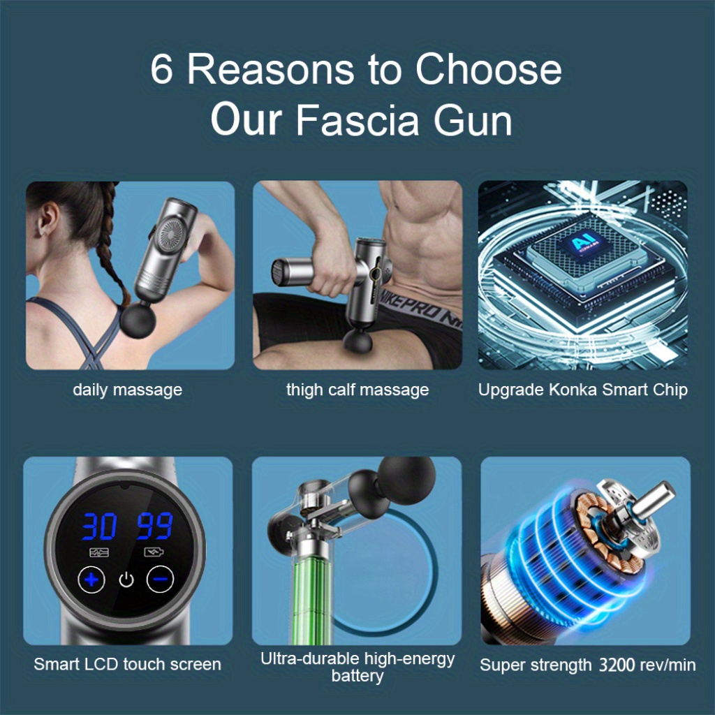 99 Level Massage Gun Fascia De - Health Wellness 评论和价格
