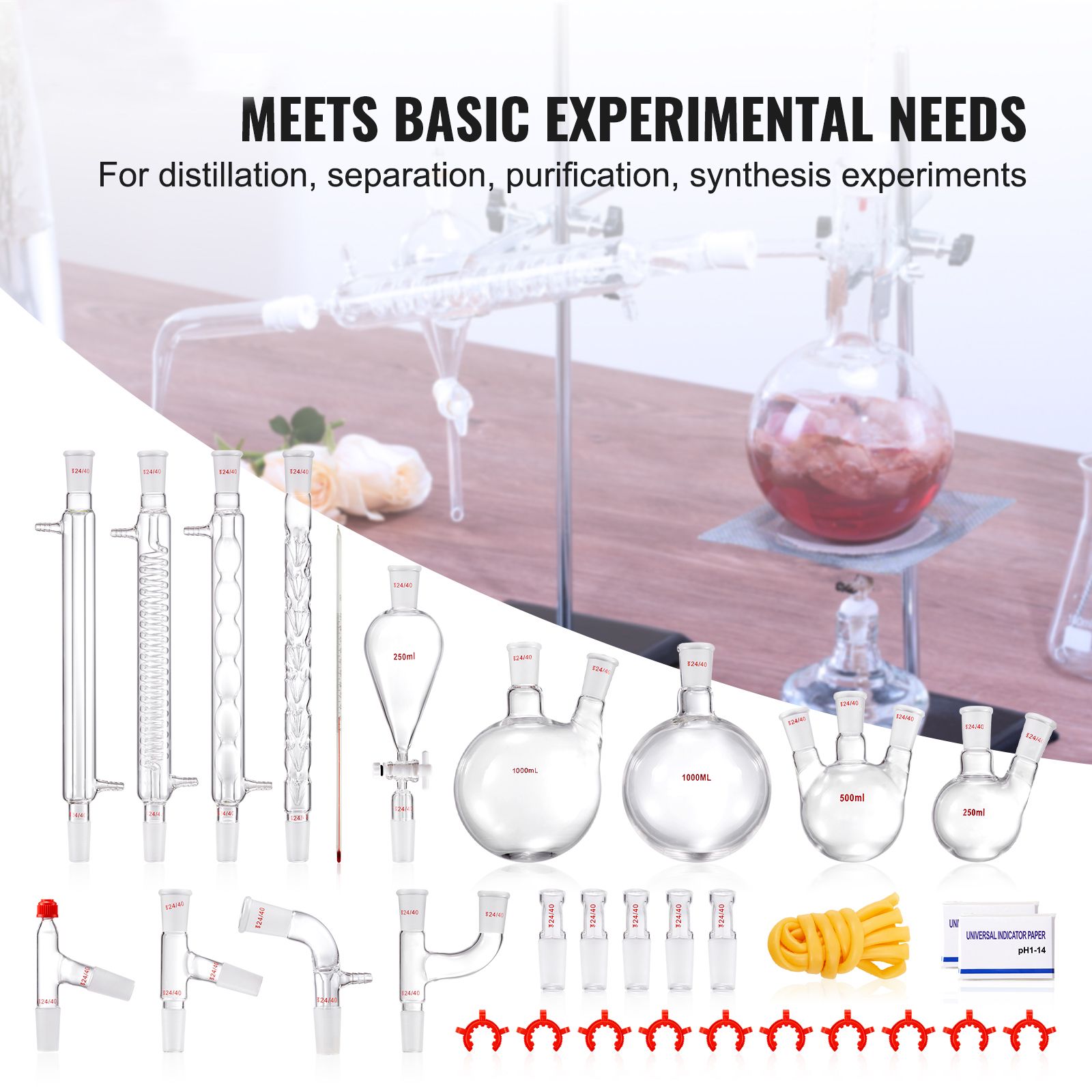 Lab Distillation Kit, 3.3 Boro - Essential Oils 评论和价格