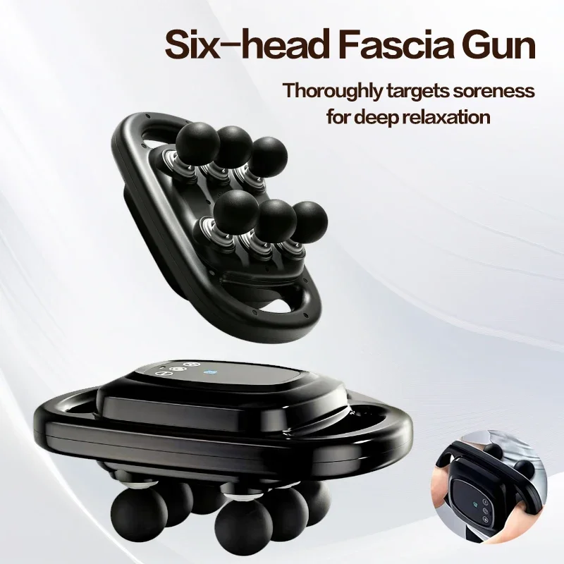 6-Head Deep Tissue Massage Gun - Health Wellness 评论和价格