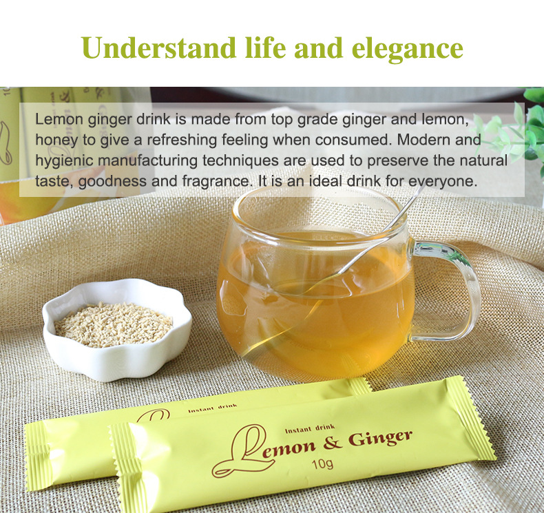 Natural Lemon Ginger Tea Pain  - Ginger Tea 评论和价格