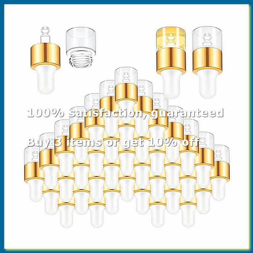 100Pcs Mini Glass Dropper Bott - Essential Oils 评论和价格