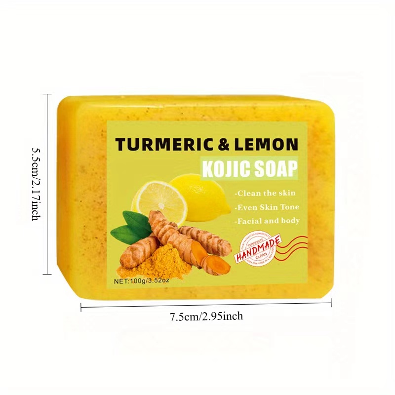 2PCS Turmeric Citric Acid Soap - Turmeric 评论和价格