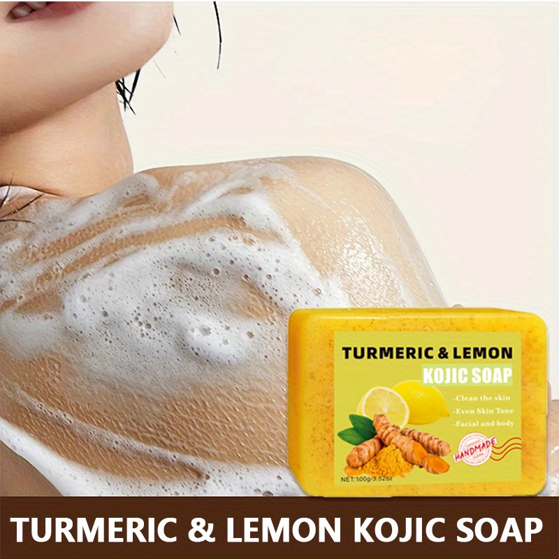 2PCS Turmeric Citric Acid Soap - Turmeric 评论和价格